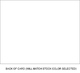 Custom Border Folded Note Cards with Your 1-Color Logo - Raised Ink Image 2 of 2